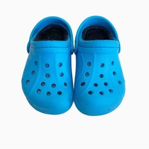 Crocs Blue Fleece Lined